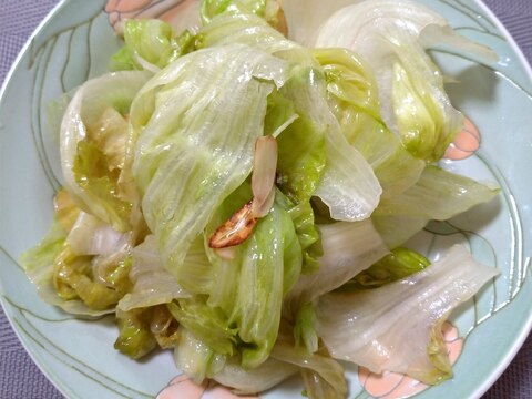 青菜の炒め物シリーズ★レタスのニンニク炒め